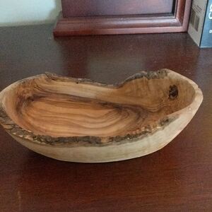 Rustic Olive Wood Soap Dish